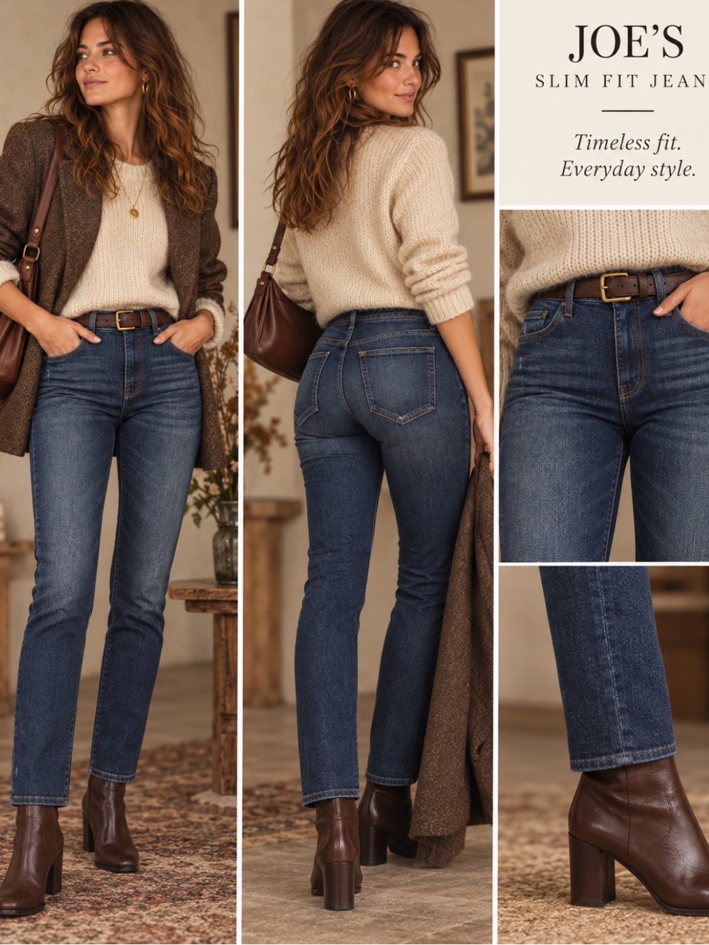 Joe’s Classic Women's Slim Midwash Blue Jeans 34” x 33”